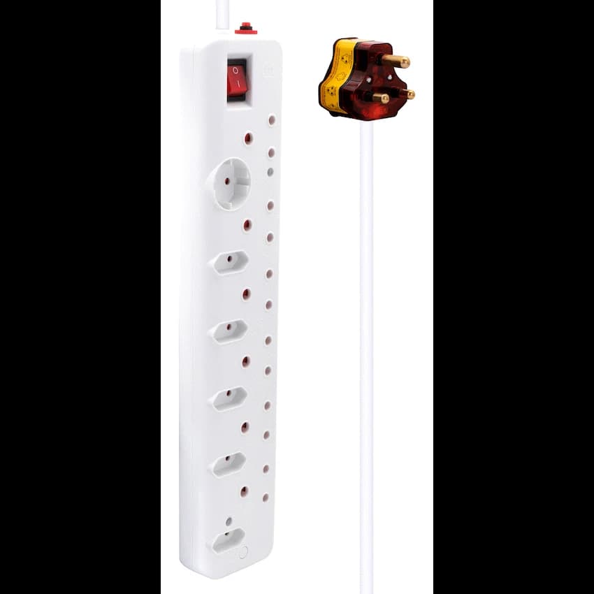 Ellies 12-Way High-Surge Multiplug 0.5m 10