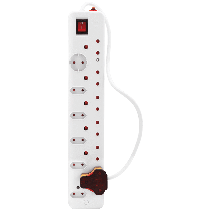 Ellies 12-Way High-Surge Multiplug 0.5m 8