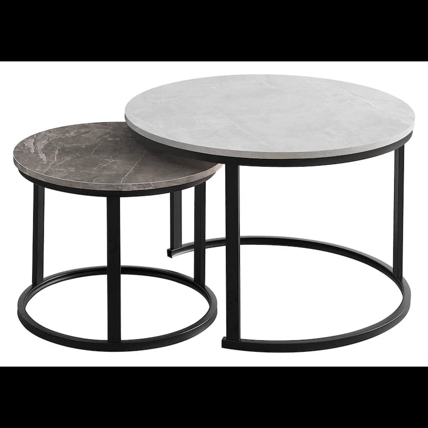 Indus Nesting Coffee Table Greyish 2