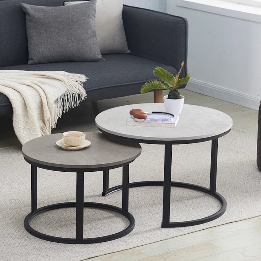 Indus Nesting Coffee Table Greyish 6