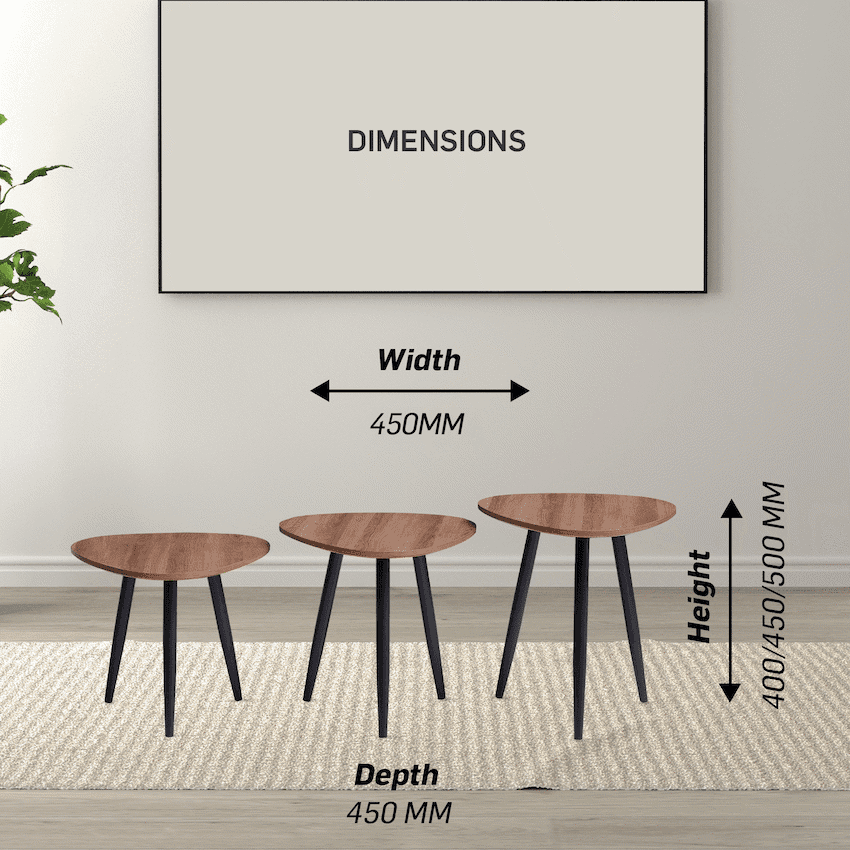 Muse 3 Piece Coffee Table 7