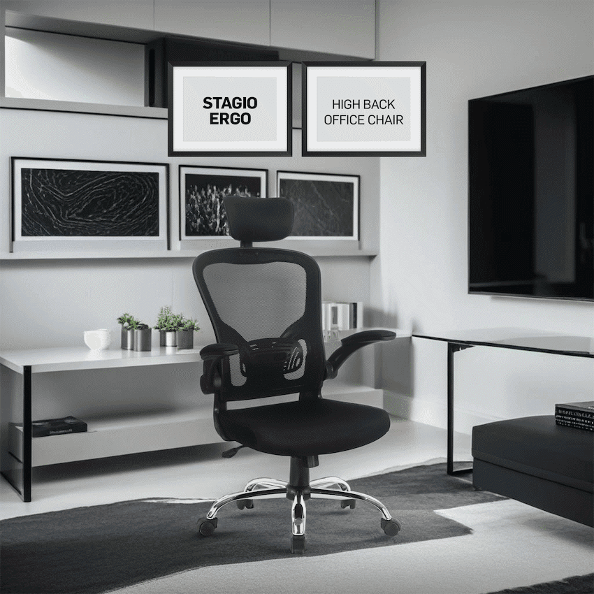 Everfurn Stagio Ergo High Back Office Chair 5