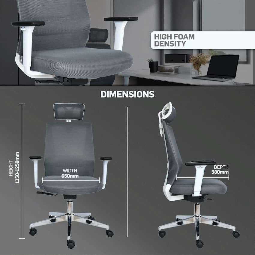 Everfurn Mercury High Back Office Chair 8