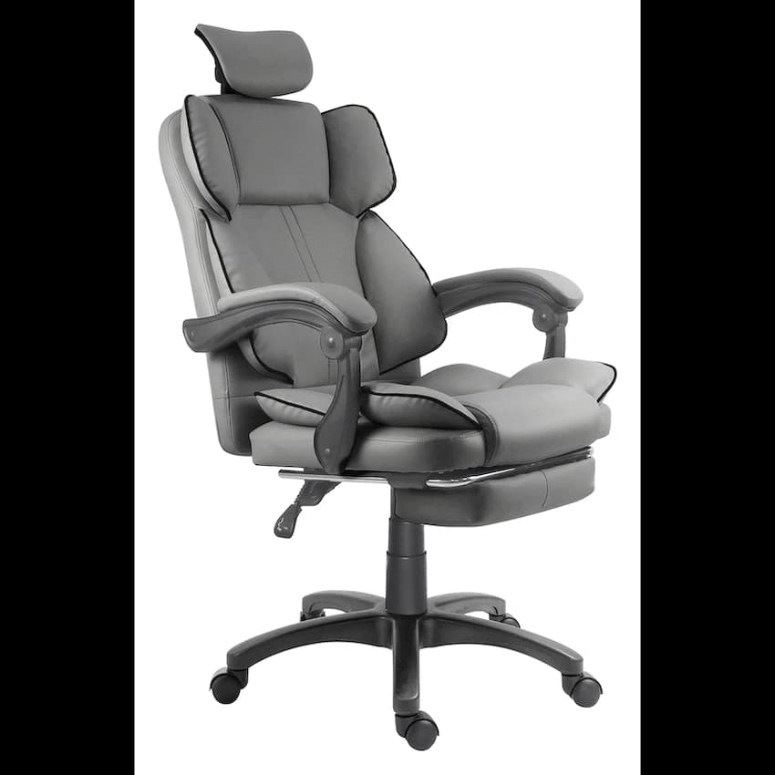 Everfurn Emperor High Back Chair - Grey 3