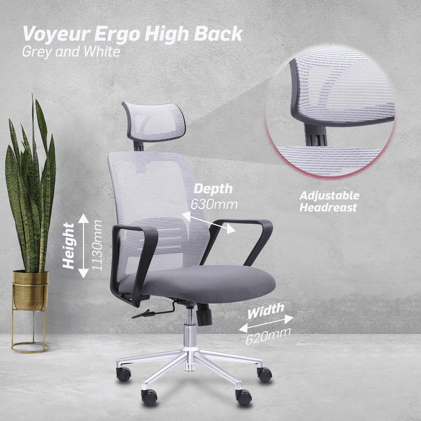 Everfurn Voyeur Ergo High Back 4