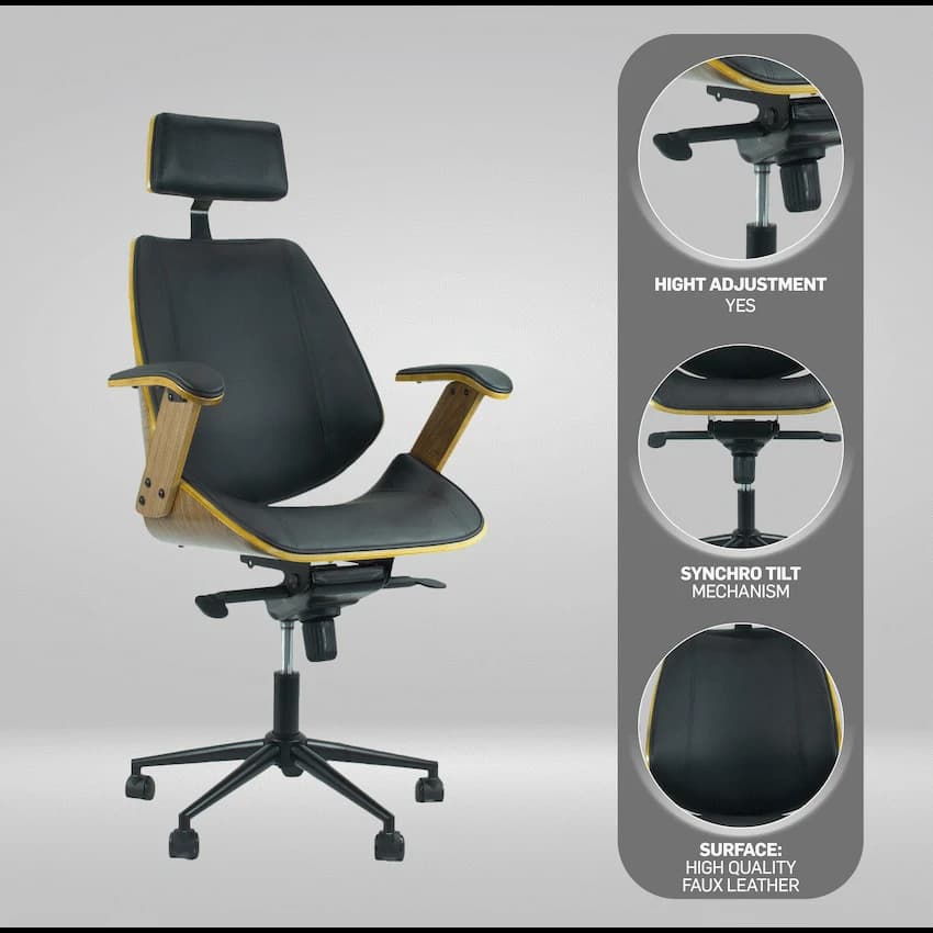 Everfurn Cleo High Back Office Chair 5