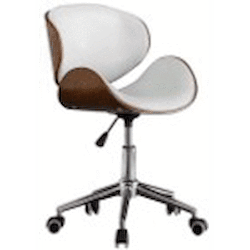 Amos Mid Back Office Chair - White 2