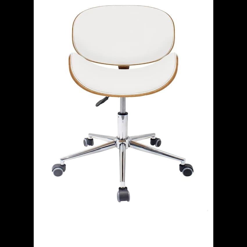 Amos Mid Back Office Chair - White 3