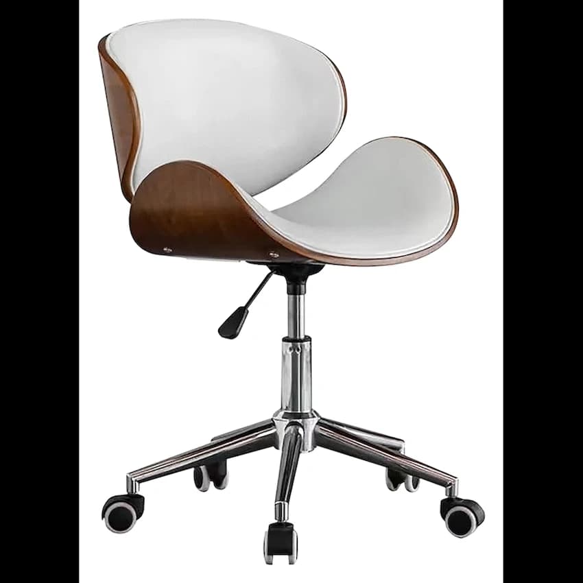 Amos Mid Back Office Chair - White 6