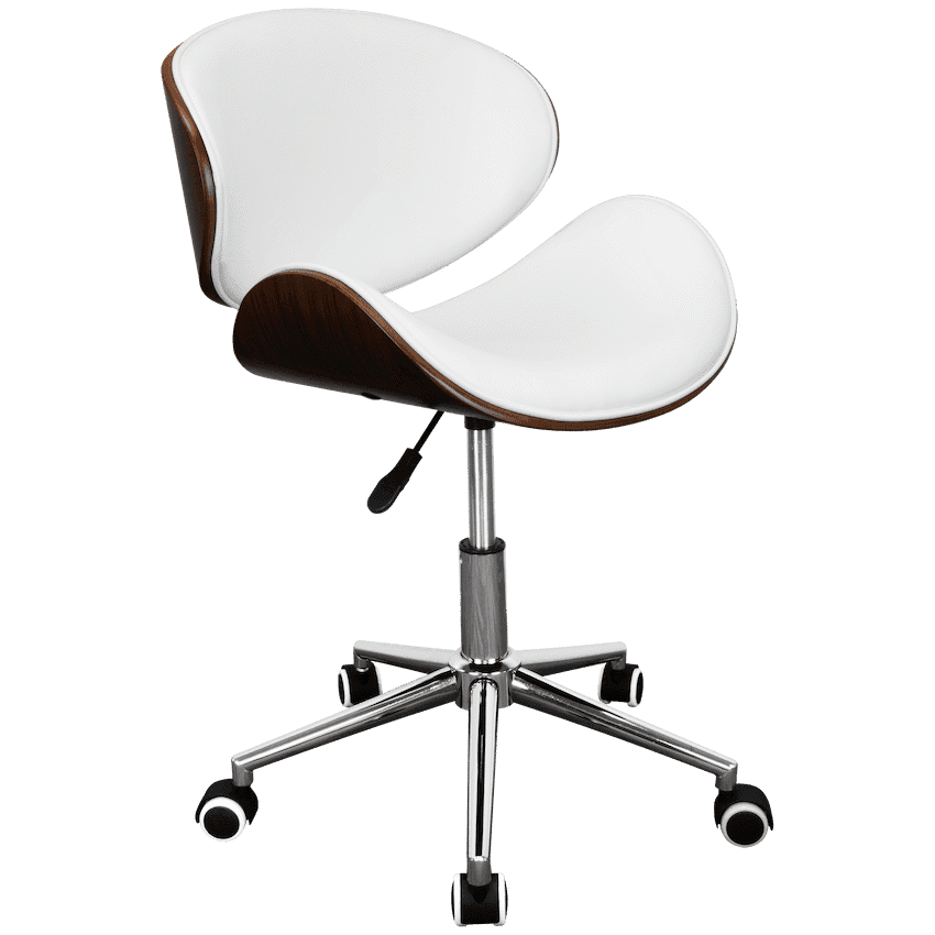 Amos Mid Back Office Chair - White 16
