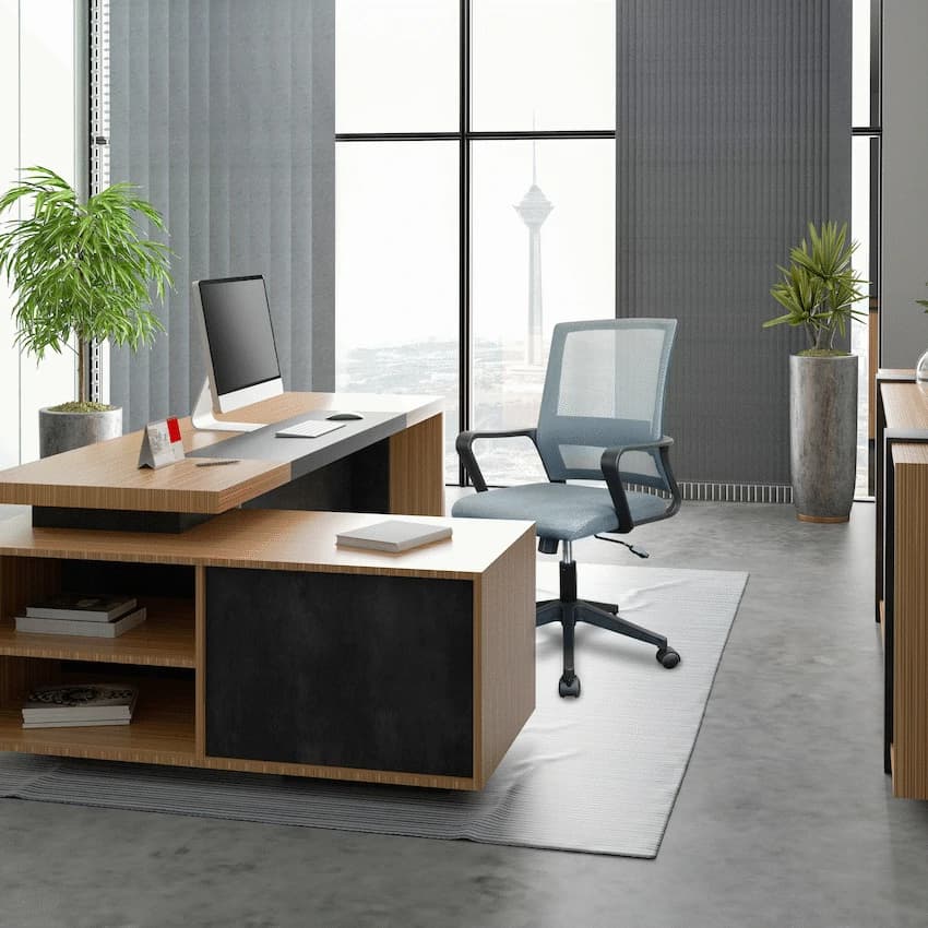 Everfurn Marine Mid-Back Chair - Grey 5