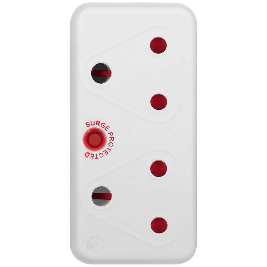 Ellies 2-Way Medium Surge Adaptor - White 3