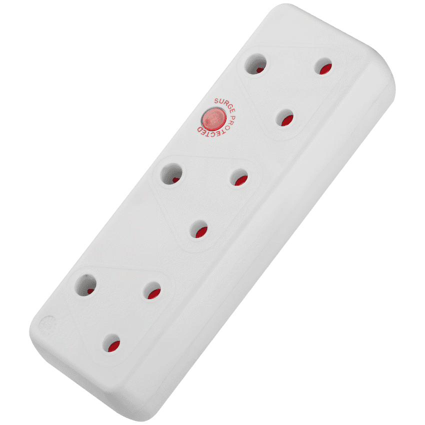 Ellies 3-Way Medium Surge Adaptor - White 2