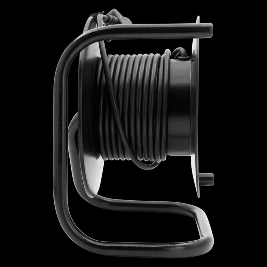 Ellies Heavy Duty Medium Surge Protected Extension Reel 10m - Black 5