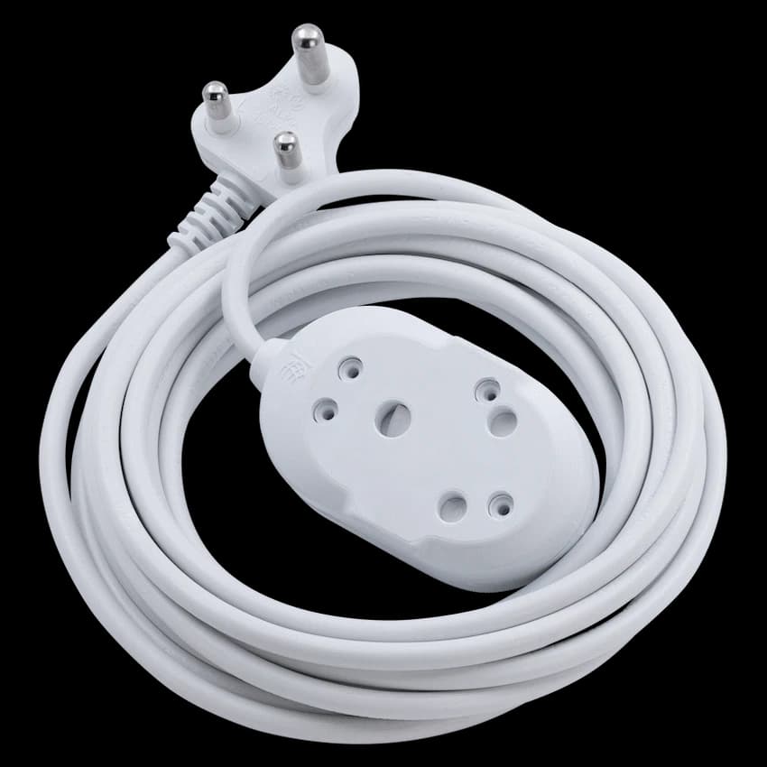 Ellies BTB Heavy Duty Extension Lead-20M-WT 1