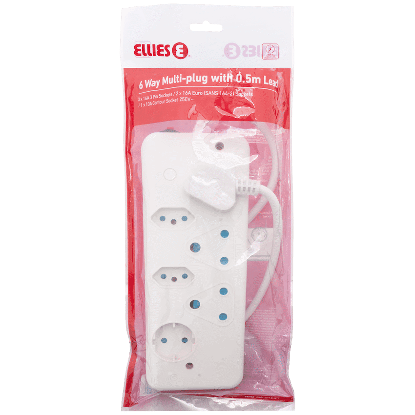 Ellies  6 Way Basic Multiplug 8