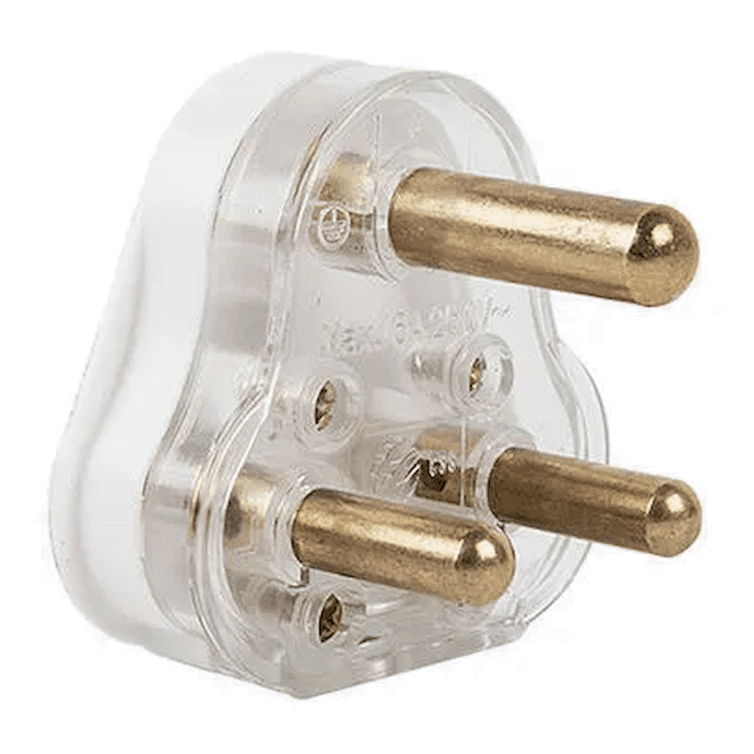 Ellies 16a Screw-on Plug Top - White 7