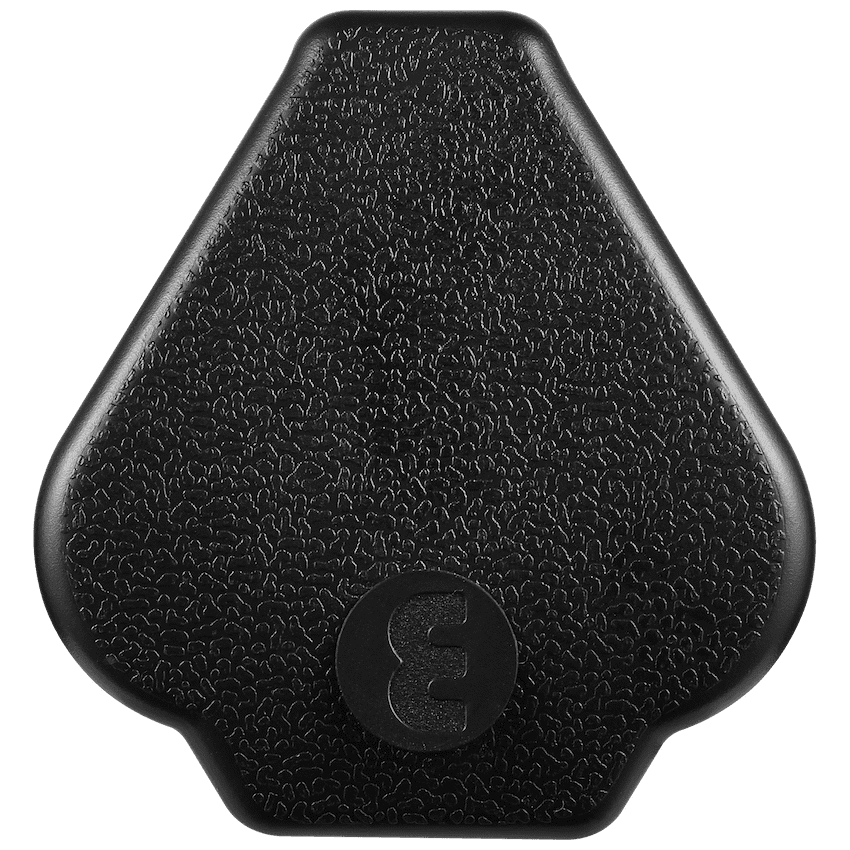 Ellies 16a Heavy-Duty Rubber Screw-on Plug Top - Black 2