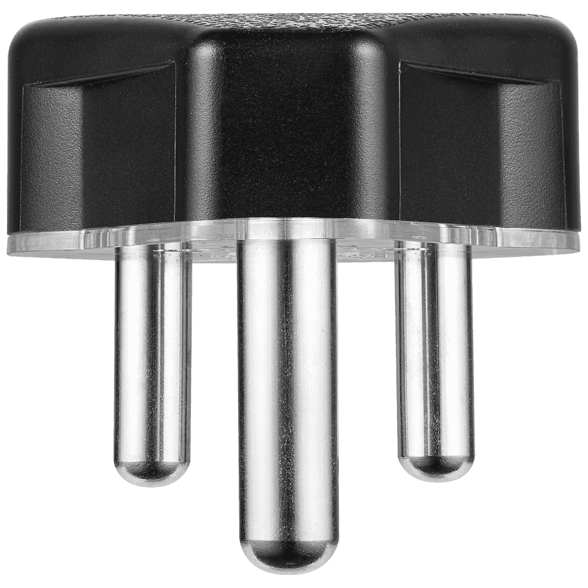 Ellies 16a Heavy-Duty Rubber Screw-on Plug Top - Black 4