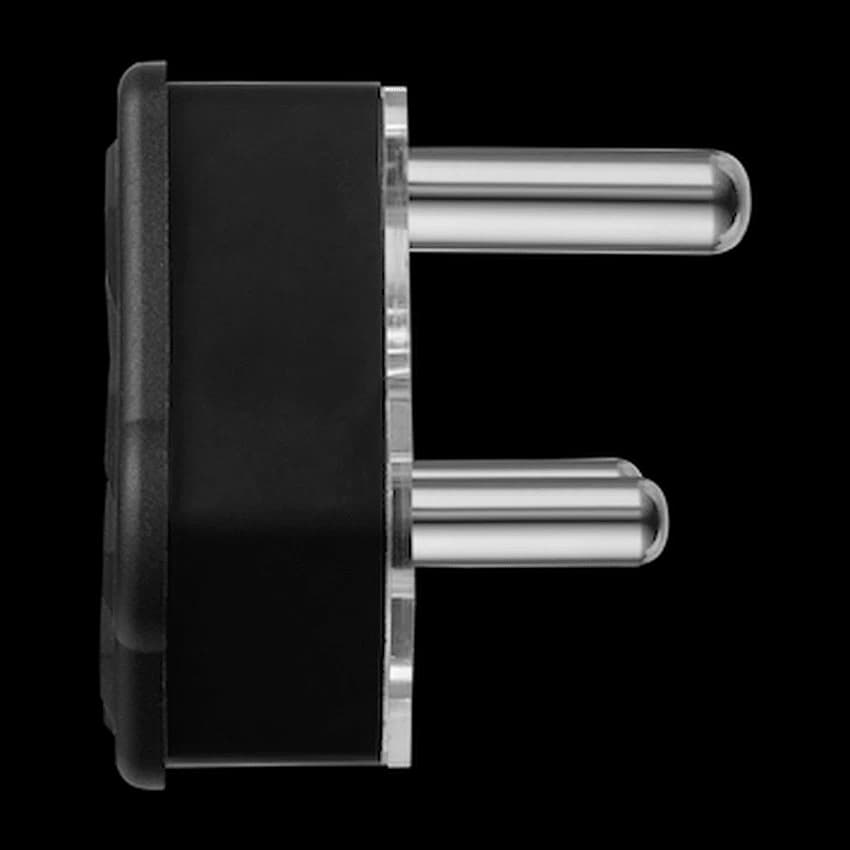 Ellies 16a Heavy-Duty Rubber Screw-on Plug Top - Black 11