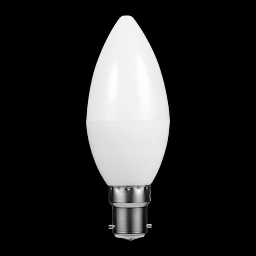 Ellies 5w C37 Residential Candle Stick Bulb B22 WW 2