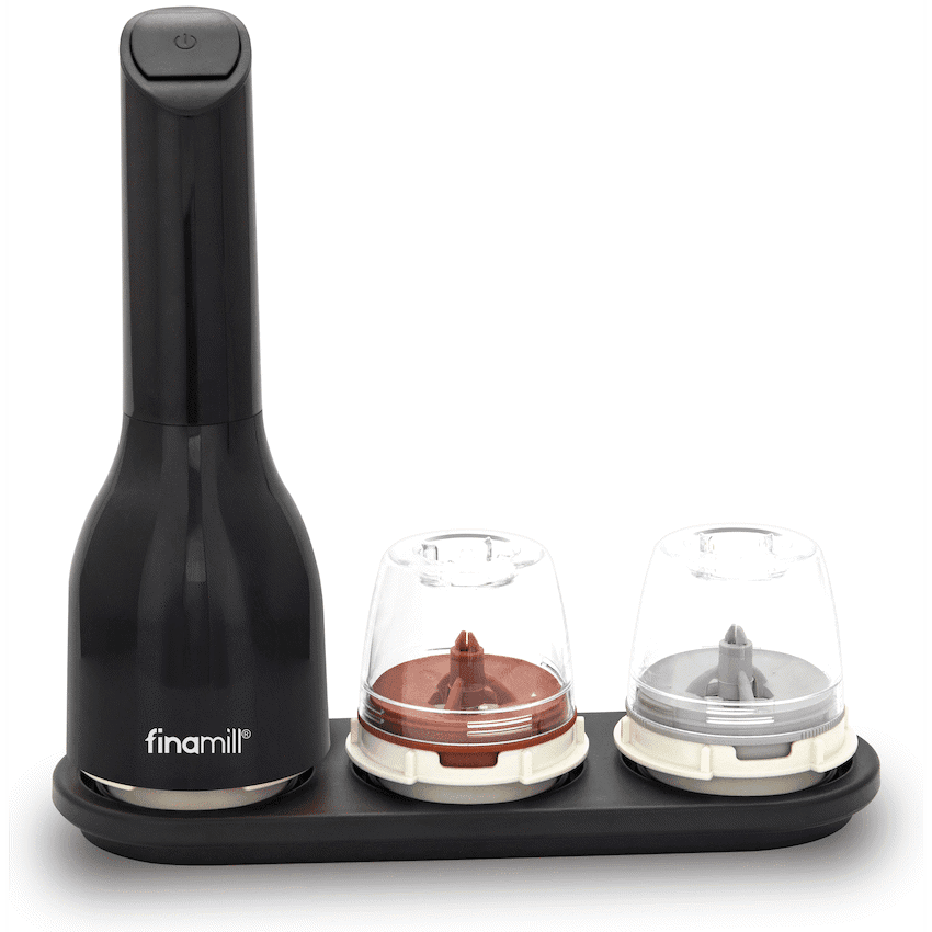 Finamill Battery-Operated Grinder - Midnight Black 4
