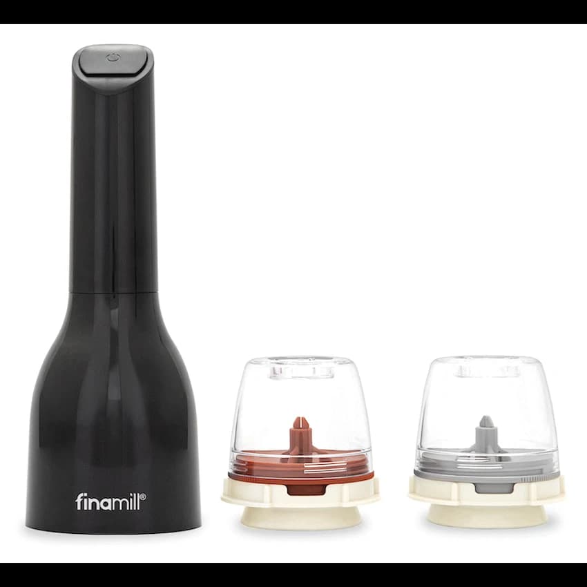 Finamill Battery-Operated Grinder - Midnight Black 6