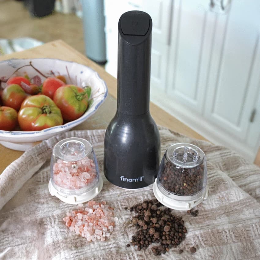 Finamill Battery-Operated Grinder - Midnight Black 9