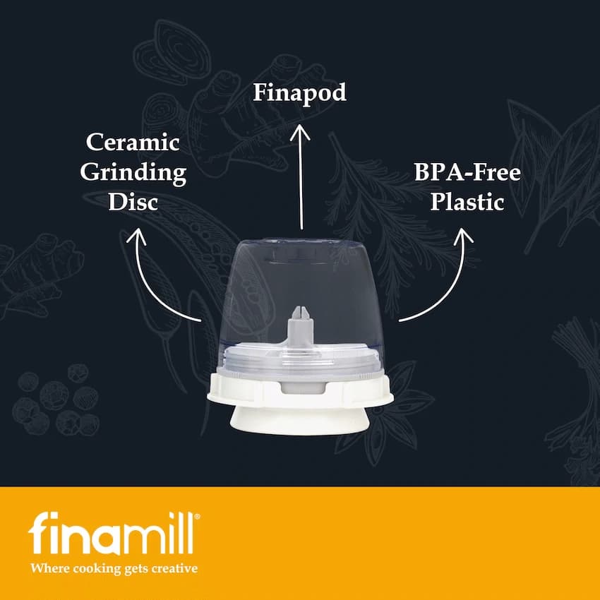 Finamill Battery Operated Grinder - Ocean Blue 5