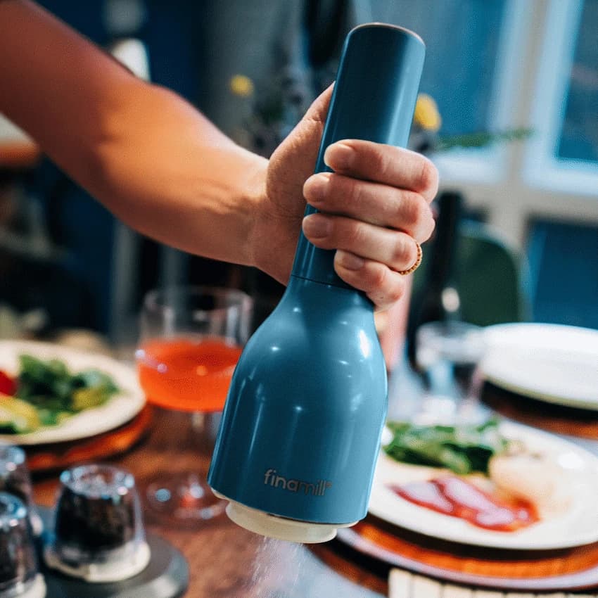 Finamill Battery Operated Grinder - Ocean Blue 6