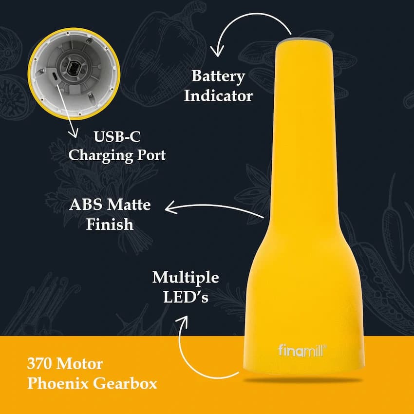 FINAMILL RECHARGEABLE grinder - Canary 7
