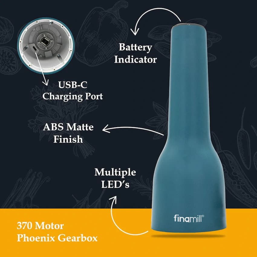 FINAMILL RECHARGEABLE grinder - Ocean Blue 7