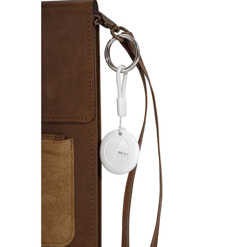 MiTag Apple-Compatible Tag with Leather Keychain Accessory - 1 Pack 6