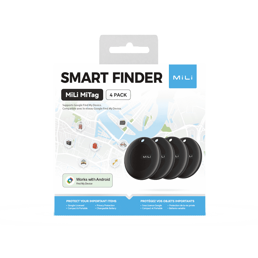 MiTag Android Tag with Keyring - 4 Pack 12