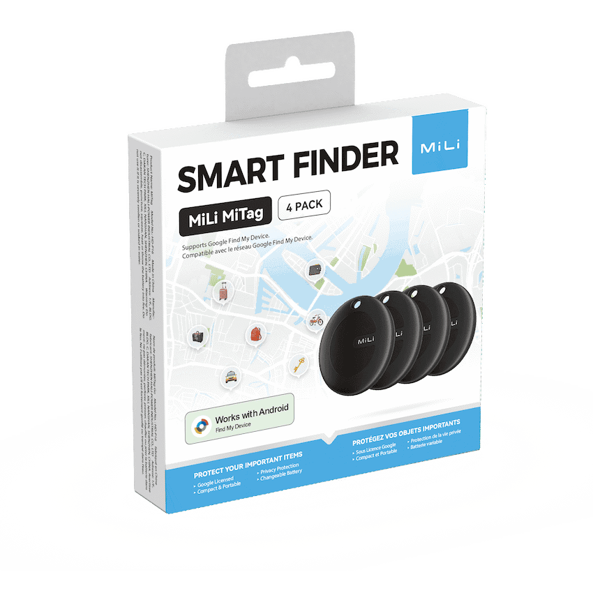 MiTag Android Tag with Keyring - 4 Pack 13