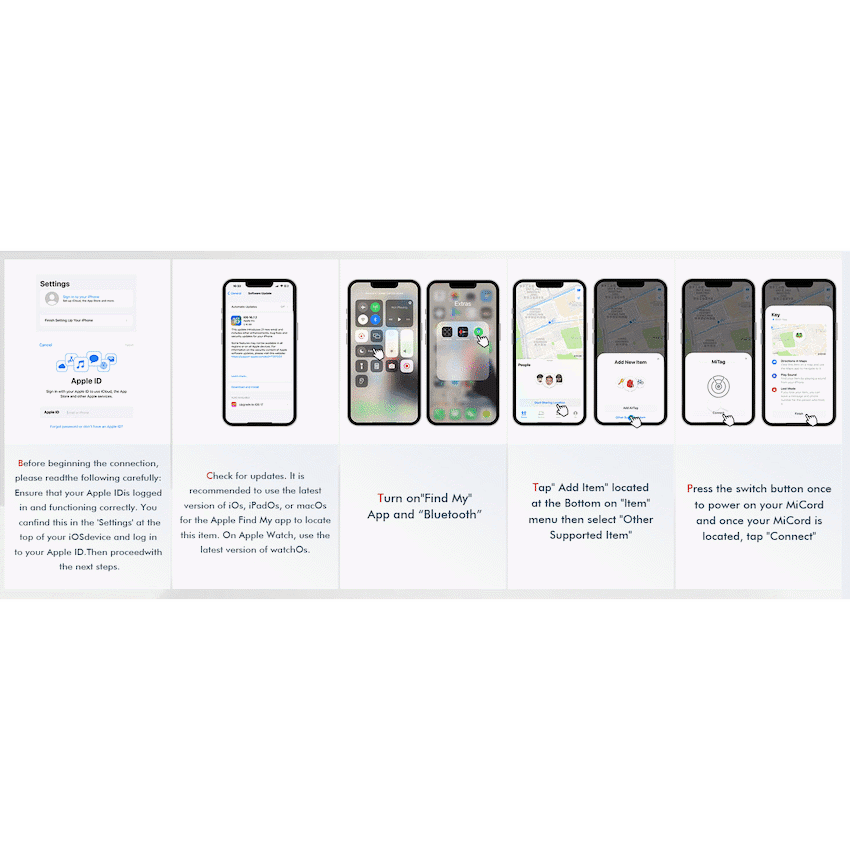 MiTag Apple-Compatible Tag with Leather Keychain Accessory - 1 Pack 11