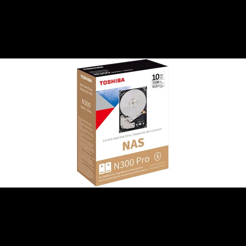 Toshiba N300 NAS Hard Drive 10TB SATA III (512MB/7200RPM) 2