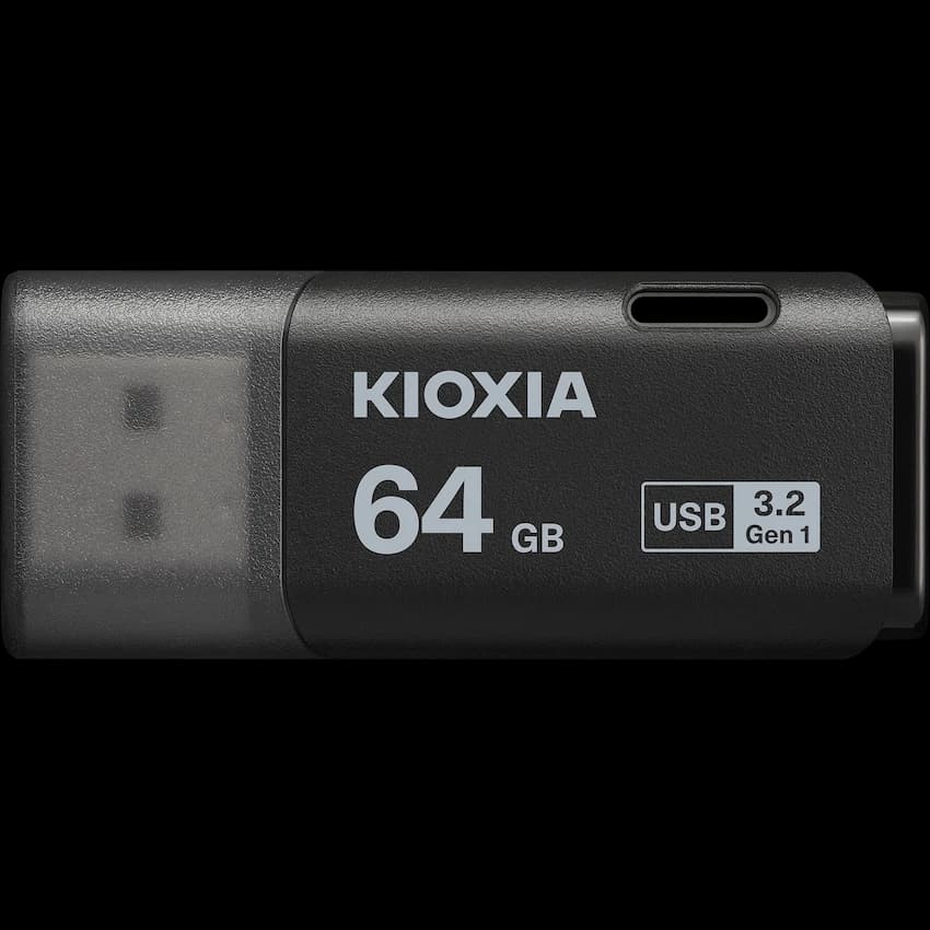 Kioxia U301- 64GB USB 3.2-GEN1-BLK 2