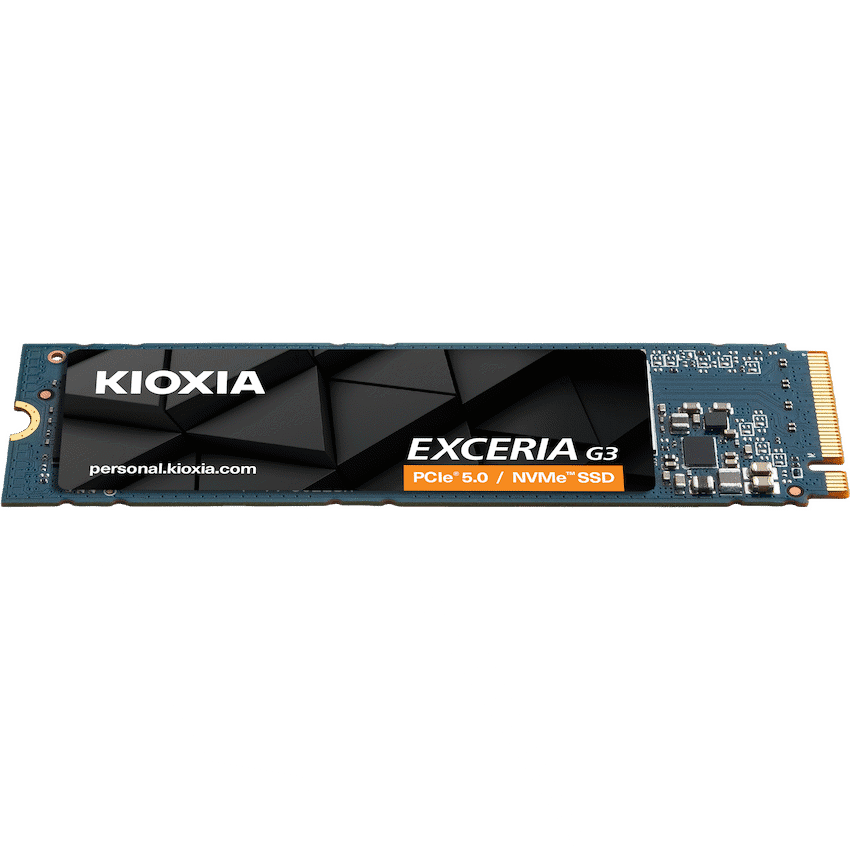 KIOXIA EXCERIA G3 NVMe Series/PCIE 5/M.2 2280 1000GB (10,000/8,900) / 1.3M 2