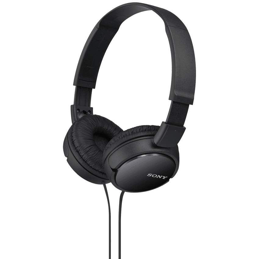 Sony MDR-ZX110 Foldable Headphones - Black