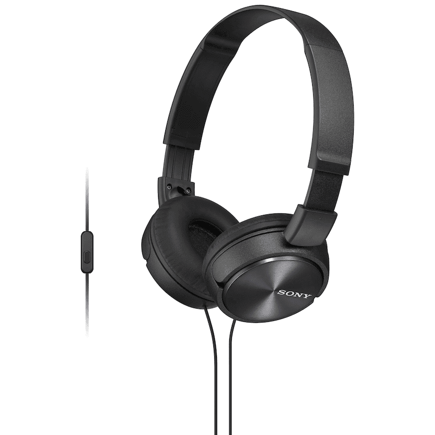 Sony MDR-ZX310AP (Black) Folding Aux Headphones with Mic 9