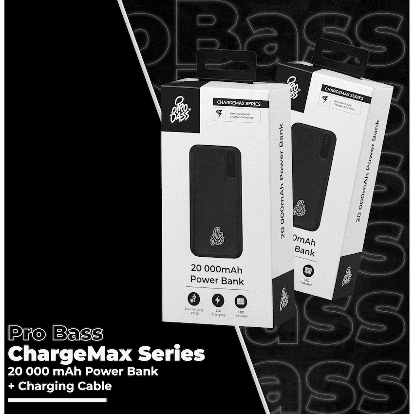 Pro Bass ChargeMax Series 20000mAh Power Bank 7