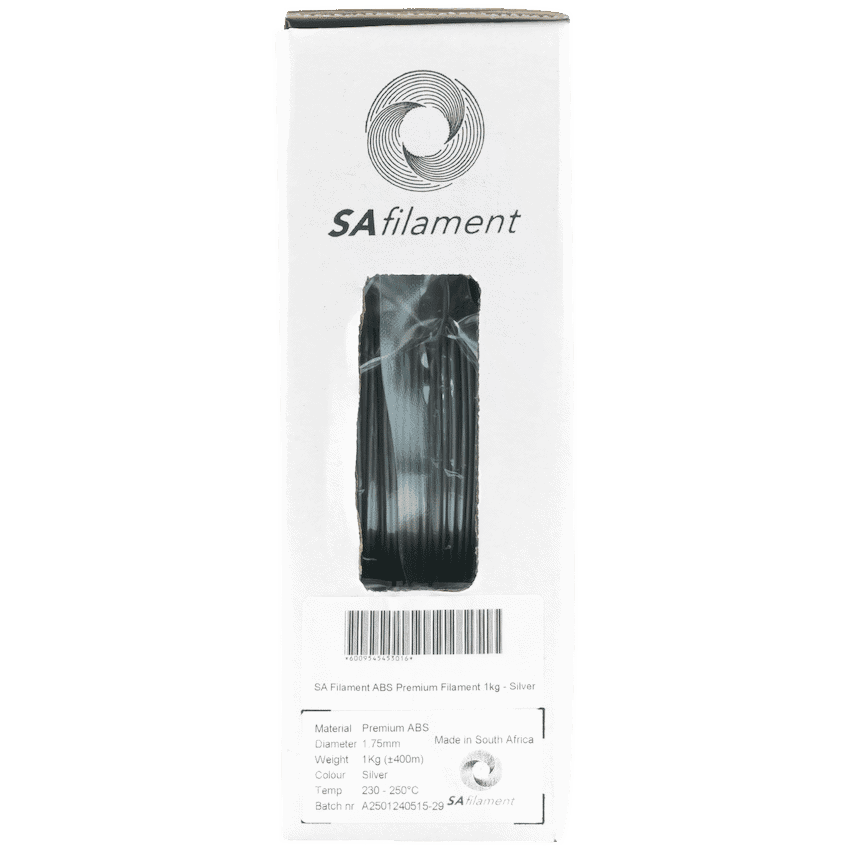 SA Filament ABS Premium Filament 1kg - Silver 7