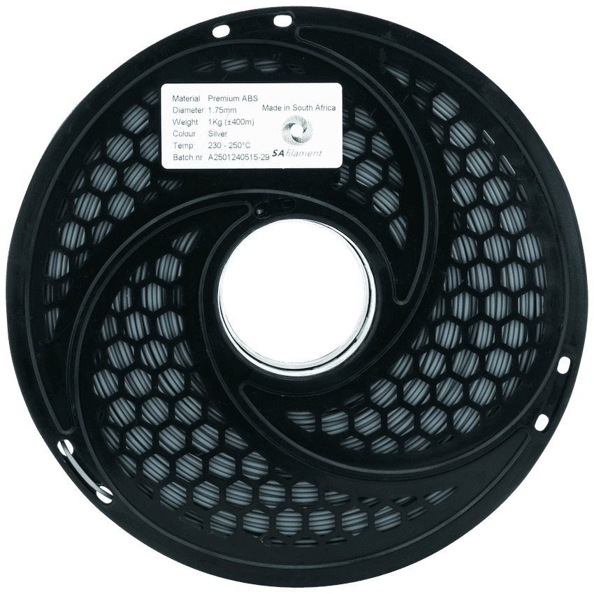 SA Filament ABS Premium Filament 1kg - Silver 8