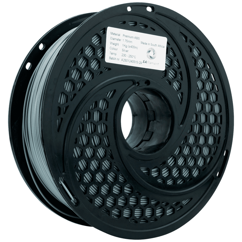 SA Filament ABS Premium Filament 1kg - Silver 9