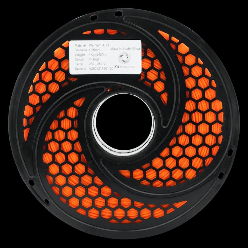 SA Filament ABS Premium Filament 1kg - Orange 4