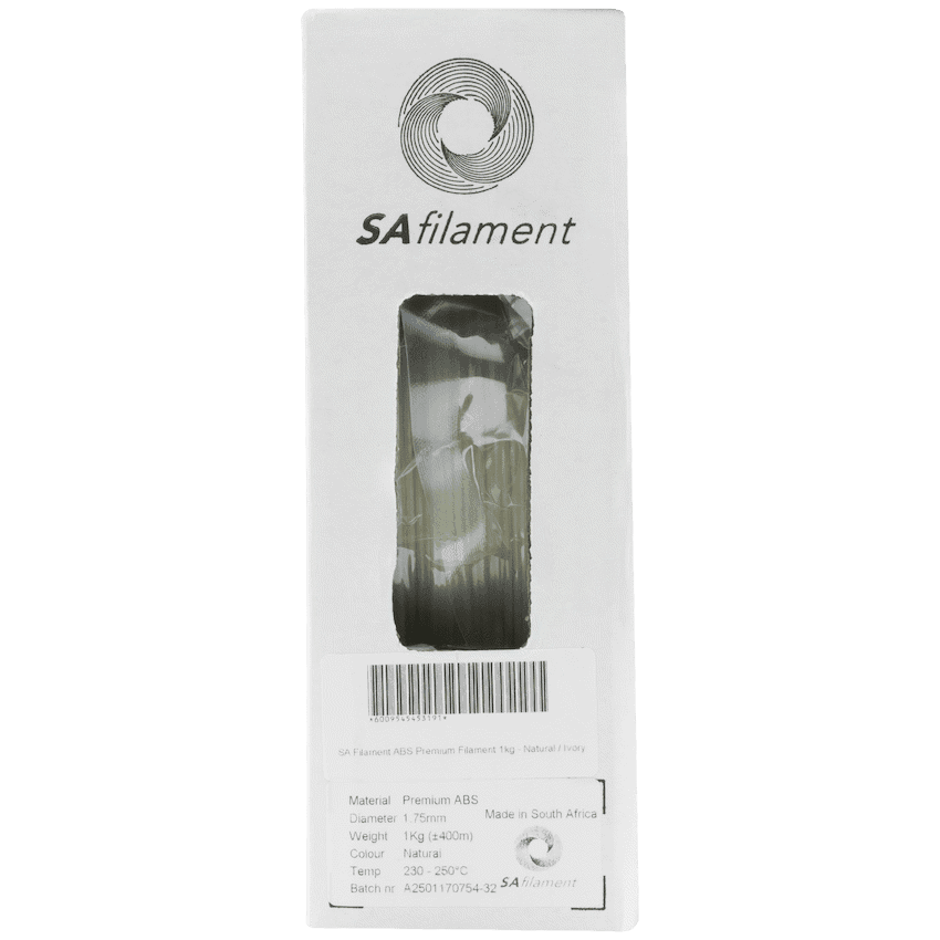 SA Filament ABS Premium Filament 1kg - Natural / Ivory 8