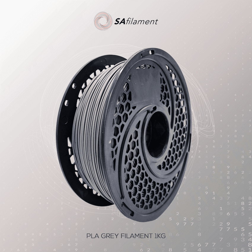 PLA Grey Filament 1kg, 1.75mm 7
