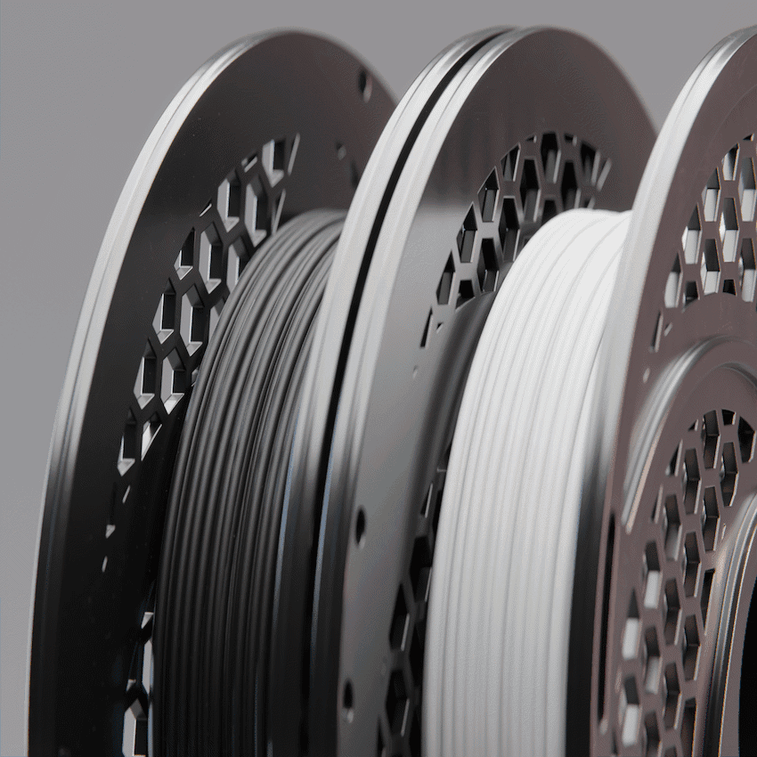 SA Filament 2x 350g PLA Black and White Twin Pack 2