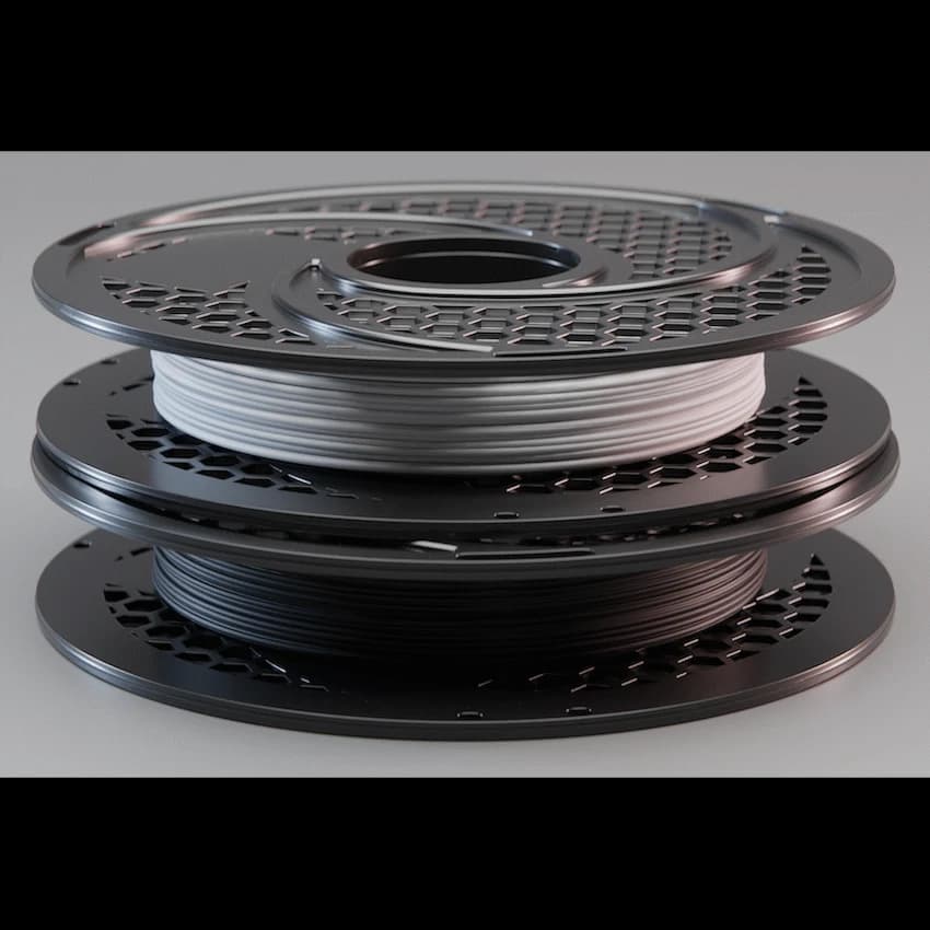 SA Filament 2x 350g PLA Black and White Twin Pack 4